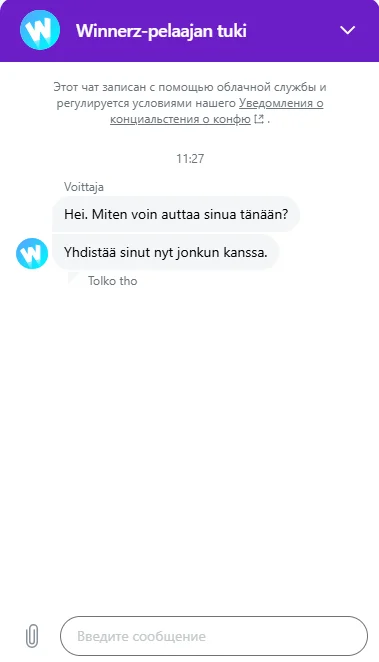 Online chat Winnerz casino Suomi
