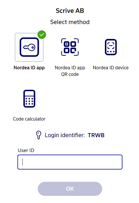 Winnerz-tilin kirjautumislomake